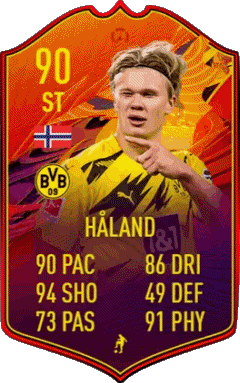 Erling Braut Haland Norwegen F I F A - Karten Spieler Videospiele Multimedia 