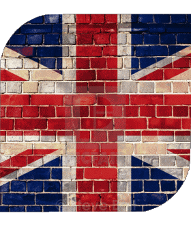 Square UK Europe Flags 