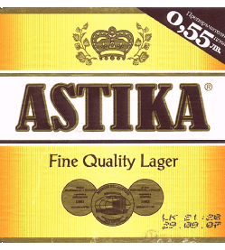 Astika Bulgarien Bier Getränke 