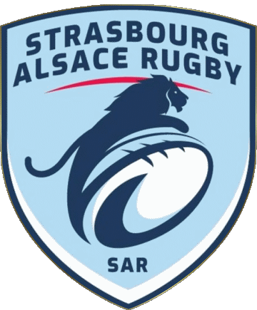 S.A.R - Strasbourg Alsace Dept 67 Rugby Club Francia Logo Sportivo 