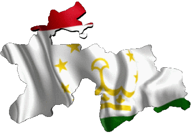 Map Tajikistan Asia Flags 