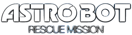 Rescue Mission Logo Astro Bot Vídeo Juegos Multimedia 