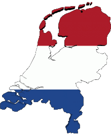 Map Netherlands Europe Flags 