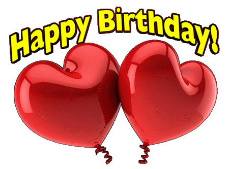 005 Balloons - Confetti Happy Birthday Inglés Mensajes 