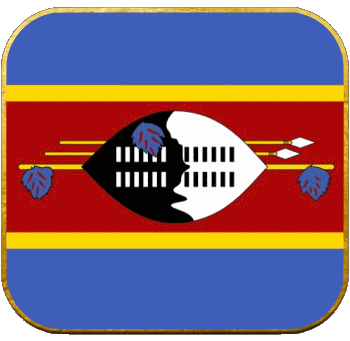 Plaza Eswatini África Banderas 