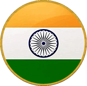 Rond Inde Asie Drapeaux 