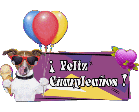 006 Animales Feliz Cumpleaños Espagnol Messages 