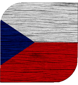 Square Czech Republic Europe Flags 