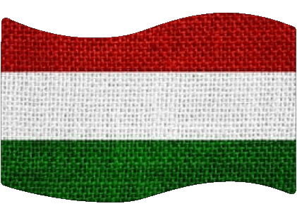 Rettangolo Ungheria Europa Bandiere 