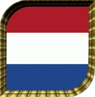 Square Netherlands Europe Flags 
