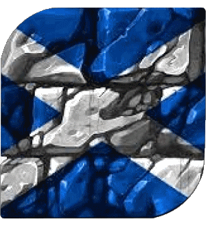 Square Scotland Europe Flags 