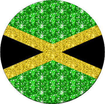 Rond Jamaïque Amériques Drapeaux 