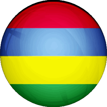 Rond Maurice Afrique Drapeaux 