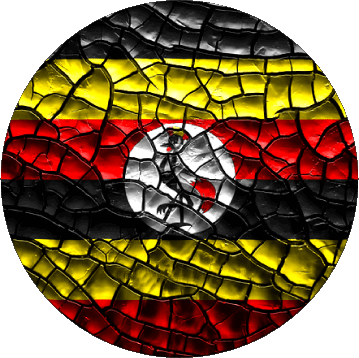 Ronda Uganda África Banderas 