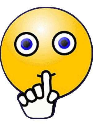 Shhh - Silence Emoticons Messages 