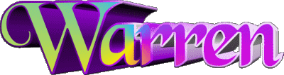 Warren W MASCULINO - UK - USA - IRL - AUS - NZ Nombre 