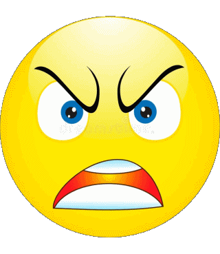 Colère Emoticônes Messages 