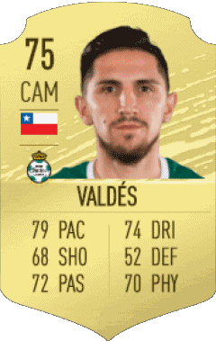 Diego Valdés Chili F I F A - Joueurs Cartes Jeux Vidéo Multi Média 