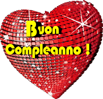 002 Cuore Buon Compleanno Italiano Mensajes 