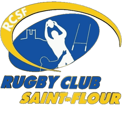 RC Saint Flour Dept 15 Rugby Club France Logo Sports 