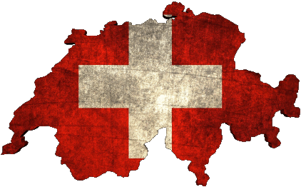 Carta Geografica Svizzero Europa Bandiere 