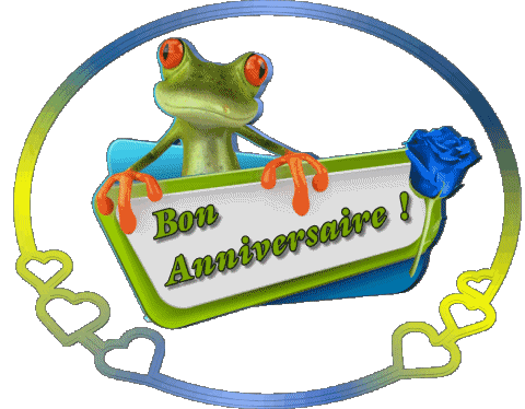 011 Animaux Bon Anniversaire Francese Messagi 