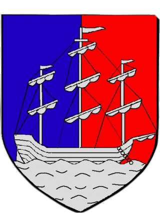 Blasone-Blasone DIEPPE 76 Dipartimenti - Città Francia Bandiere 