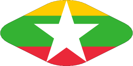 Various Burma Asia Flags 