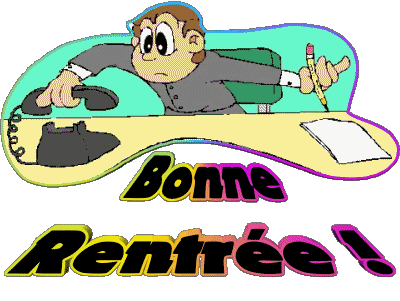 08 Fond Transparent Bonne Rentrée Français Messages 