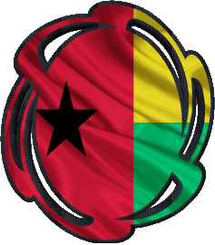 Forma 01 Guinea Bissau África Banderas 