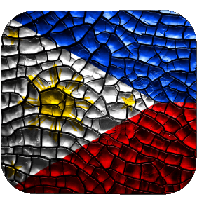 Square Philippines Asia Flags 