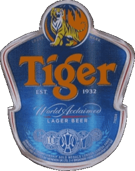 Tiger Singapore Beers Drinks 