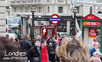 GB - Londres Lieux -  TimeLapse Humour - Fun 