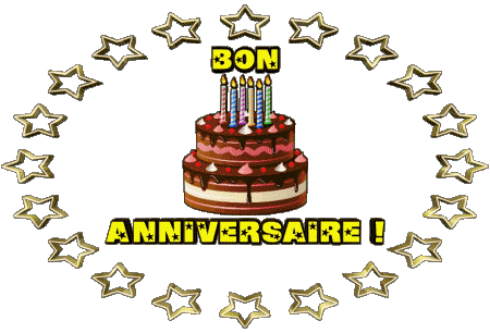 001 Gateaux Bon Anniversaire Francese Messagi 