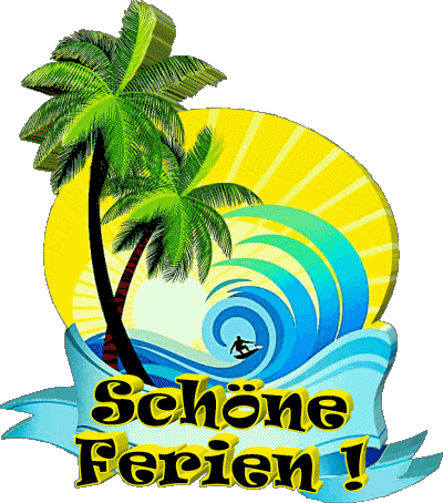 25 Transparent Background Schöne Ferien German Messages 