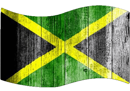 Rectangle Jamaica America Flags 