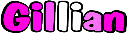 Gillian G MASCULIN - UK - USA Prénoms 