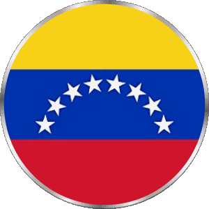 Rond Vénézuéla Amériques Drapeaux 