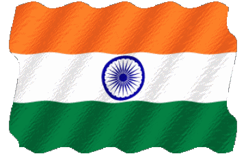 Ondulación India Asia Banderas 