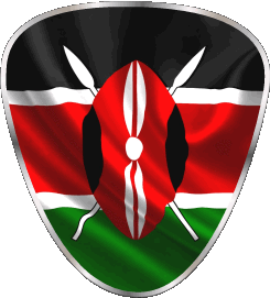 Forma 01 Kenia África Banderas 