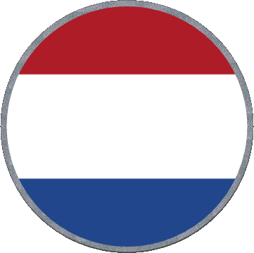 Runde Niederlande Europa Fahnen 