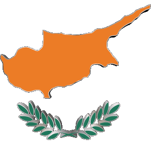 Map Cyprus Europe Flags 