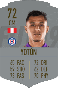 Yoshimar Yotún Pérou F I F A - Joueurs Cartes Jeux Vidéo Multi Média 