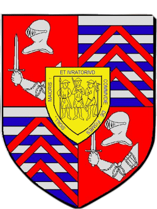 Blasón-Blasón FISMES 51 Departamentos - Ciudades Francia Banderas 