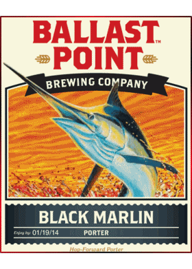 Black Marlin-Black Marlin Ballast Point USA Bières Boissons 