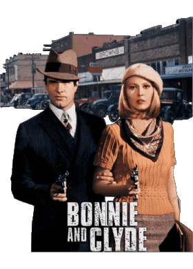 Logo Bonnie and Clyde 1967 Cinéma International Multi Média 