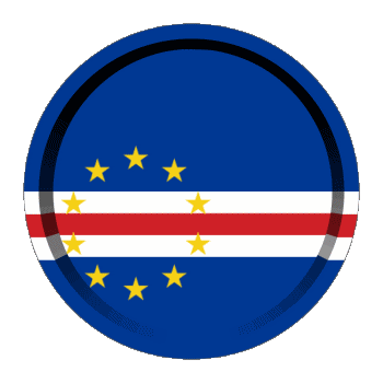 Rond - Anneaux Cap Vert Afrique Drapeaux 