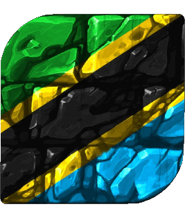 Platz Tansania Afrika Fahnen 