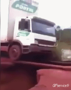 Unfall - Crash Fail LKW Transport Humor -  Fun 