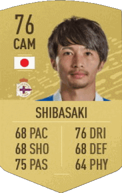 Gaku Shibasaki Giappone F I F A - Giocatori carte Videogiochi Multimedia 